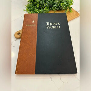 Rand  McNally Todays World Atlas Map World Hardcover EUC Cartographer